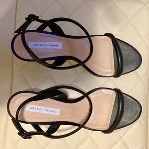 NWOT Saks Fifth Avenue  COLLECTION Strappy Leather Heels Size 8